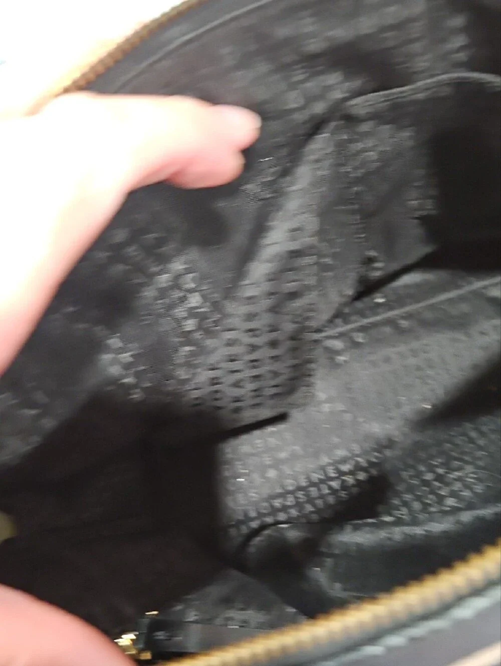kate spade Black Polka Dot Dome Satchel with Cream Dots